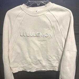 lululemon athletica Women's White Sweatshirt